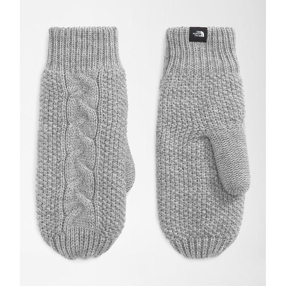 The North Face Cable Minna Γυναικεια Γάντια - Ανοιχτο Γκρι (FHBI19758)